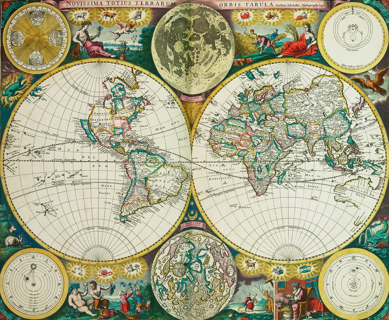 Carte du monde par John Seller - John Seller