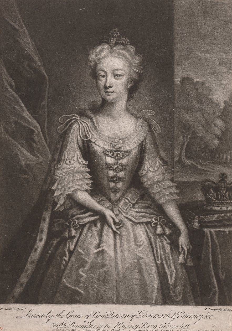 Louise...Reine de Danemark et de Norvège - John Simon