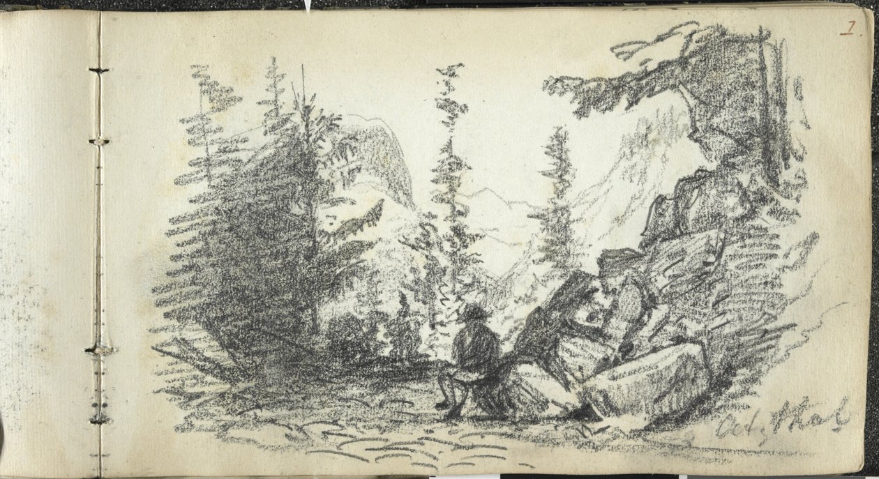 Paysage alpin, Oetzthal, Autriche - John Singer Sargent