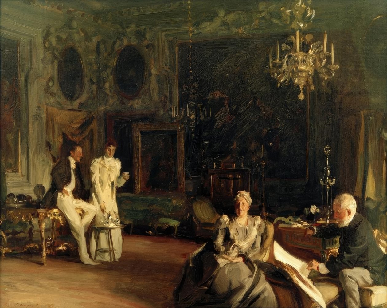 Un intérieur à Venise - John Singer Sargent