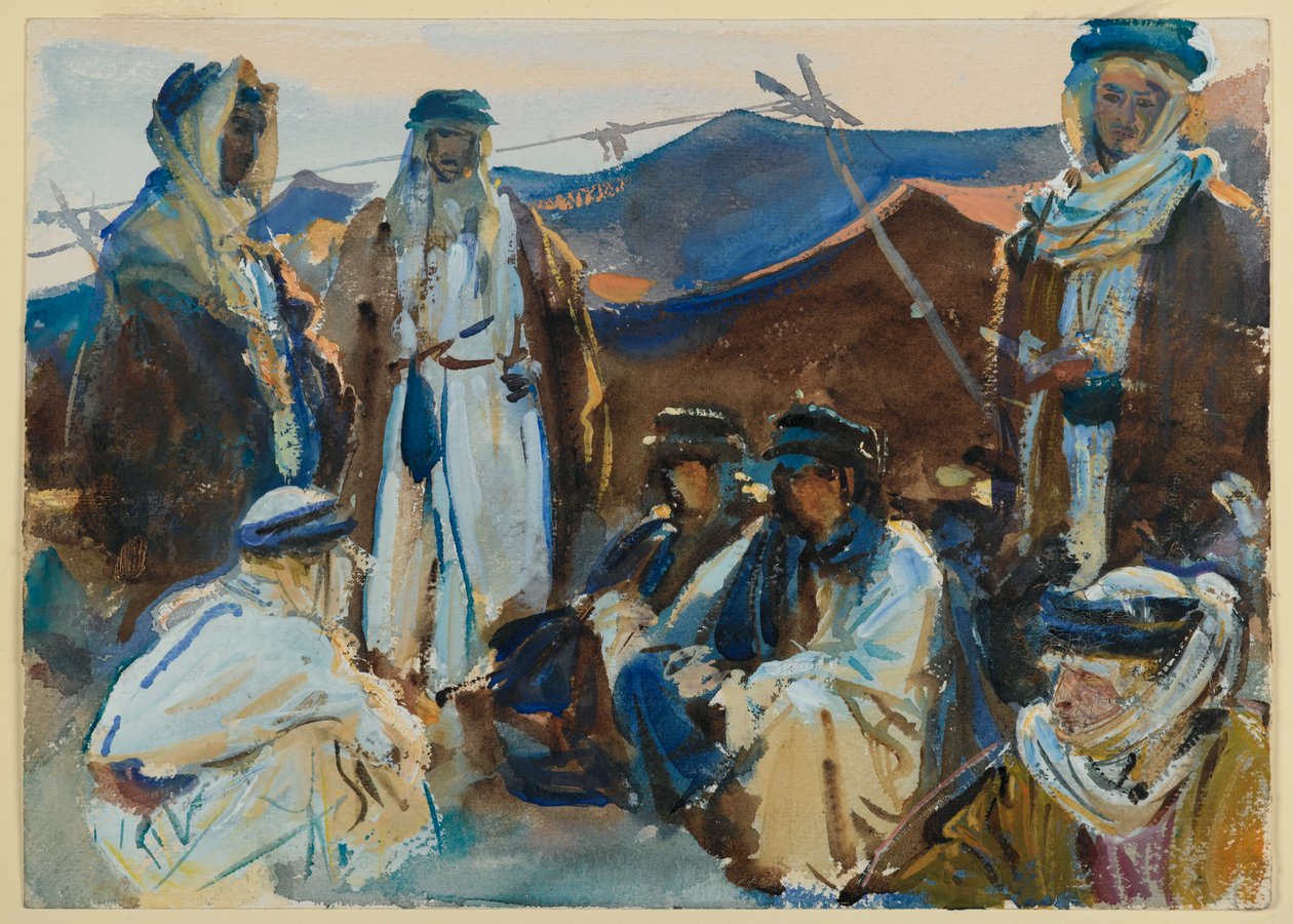 Camp bédouin, vers 1905-06 - John Singer Sargent