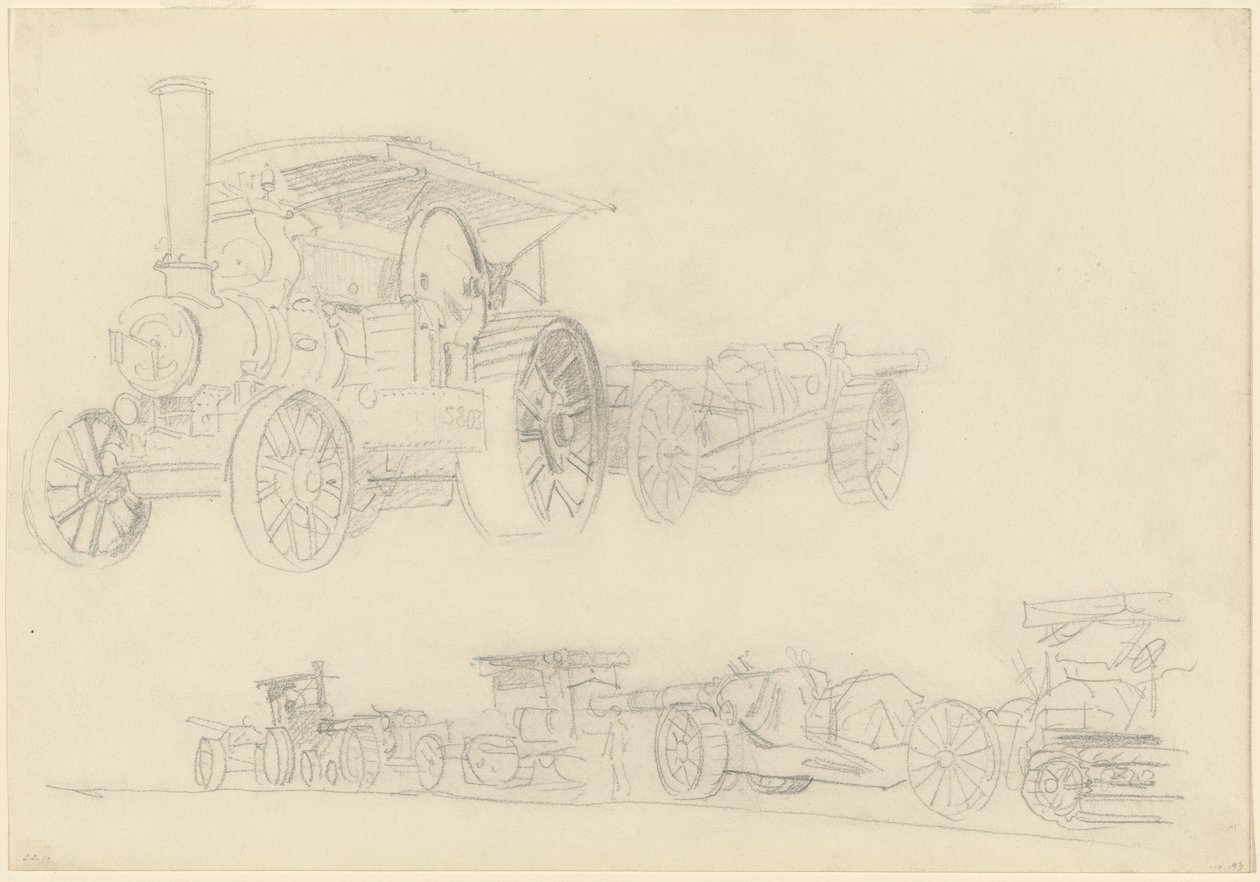 Affûts de canon, France - John Singer Sargent