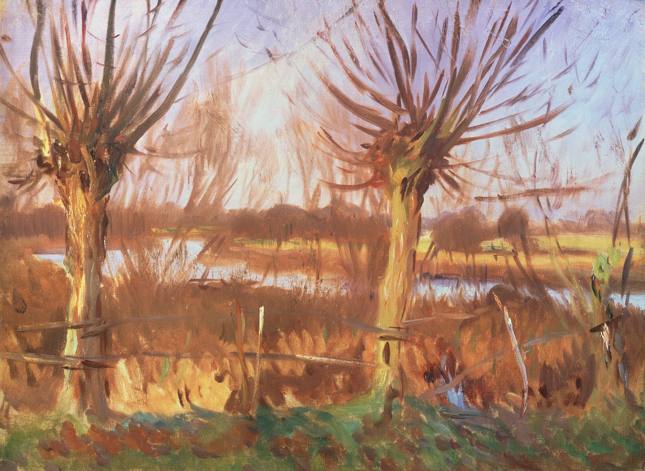 Paysage avec arbres, Calcot-on-the-Thames - John Singer Sargent