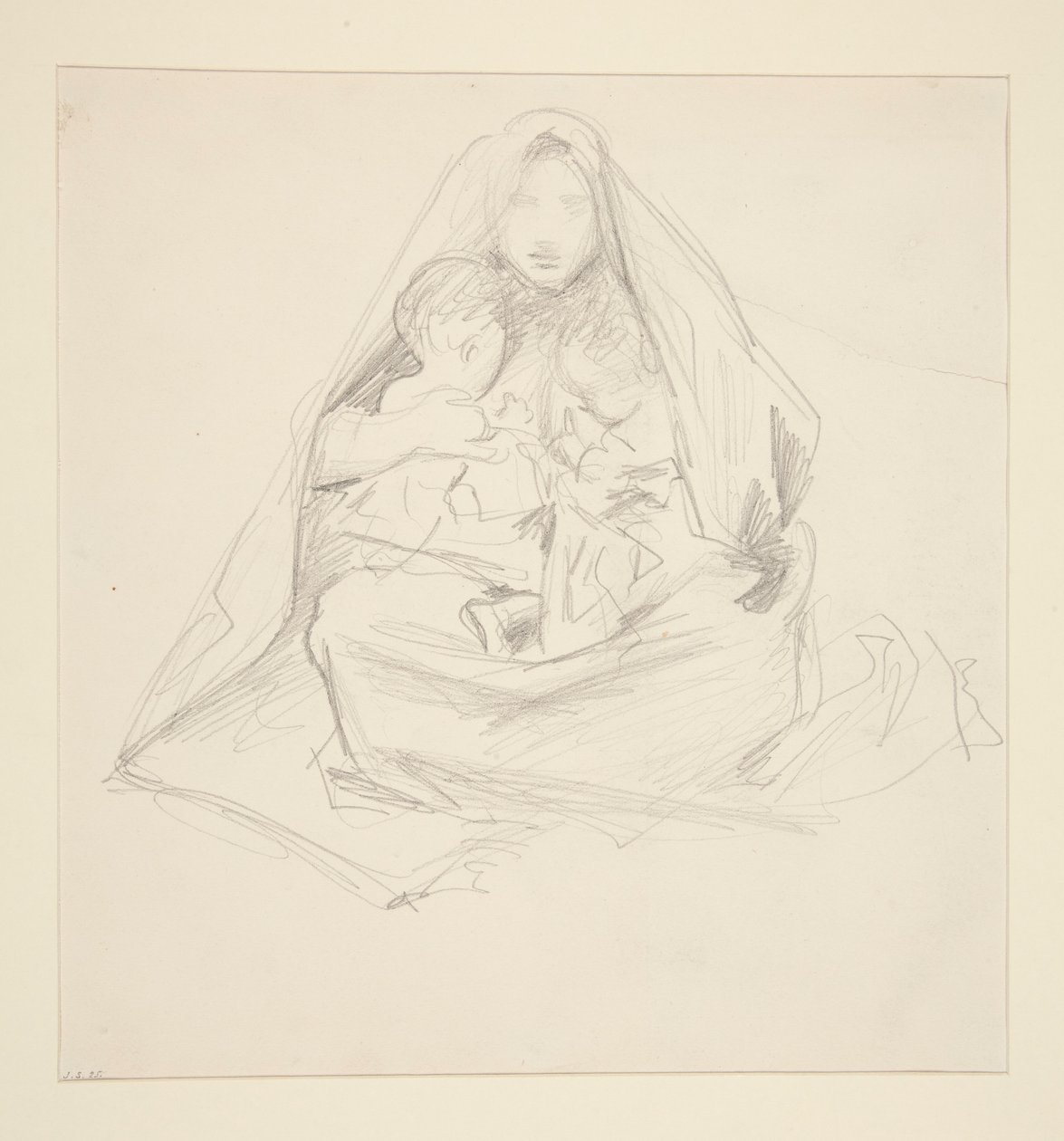 Madone et enfant - John Singer Sargent