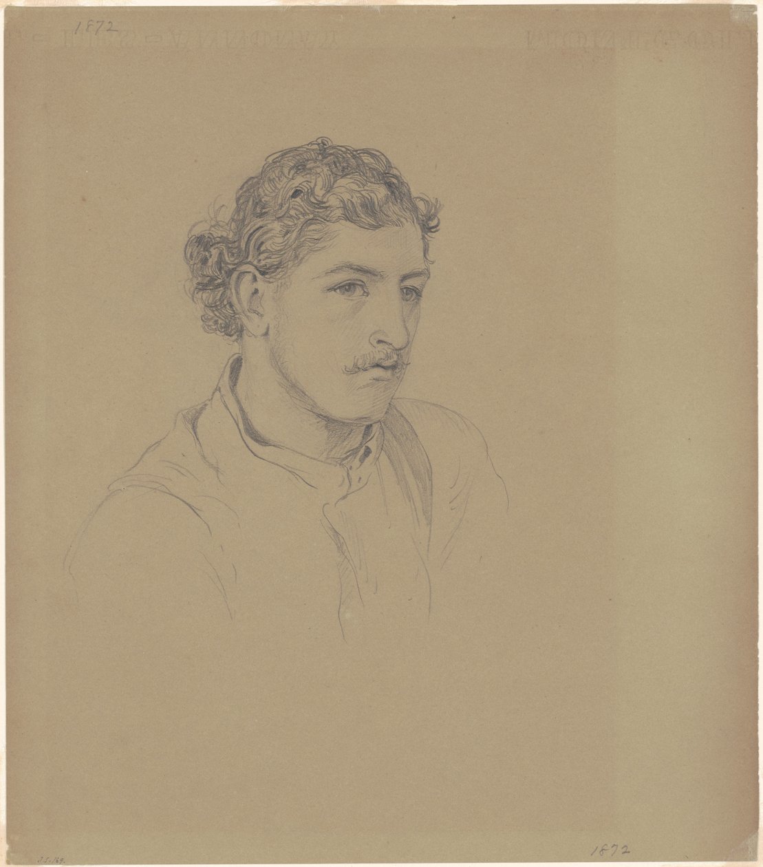 Homme aux cheveux bouclés - John Singer Sargent