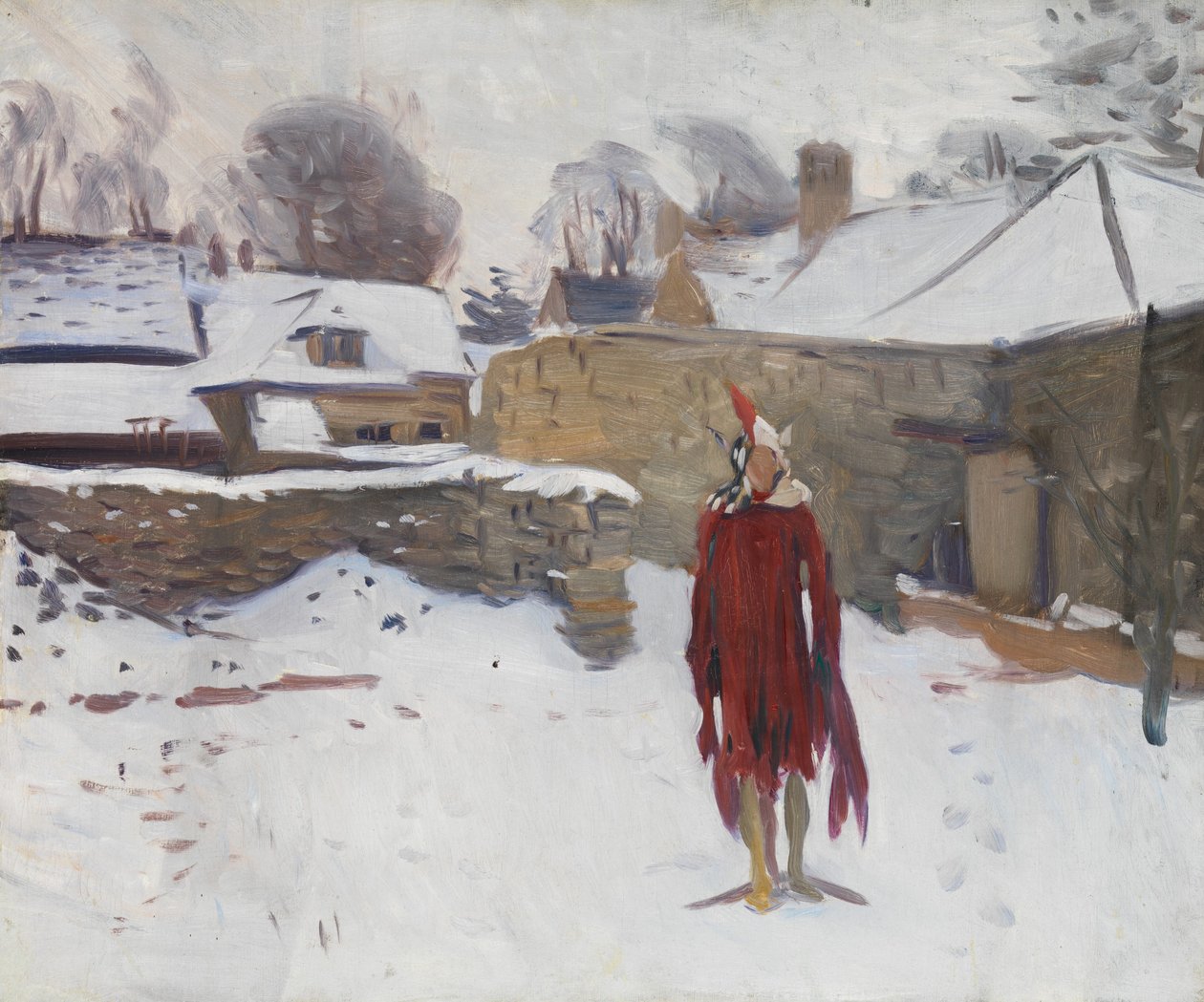 Mannequin dans la neige, c.1891-93 - John Singer Sargent