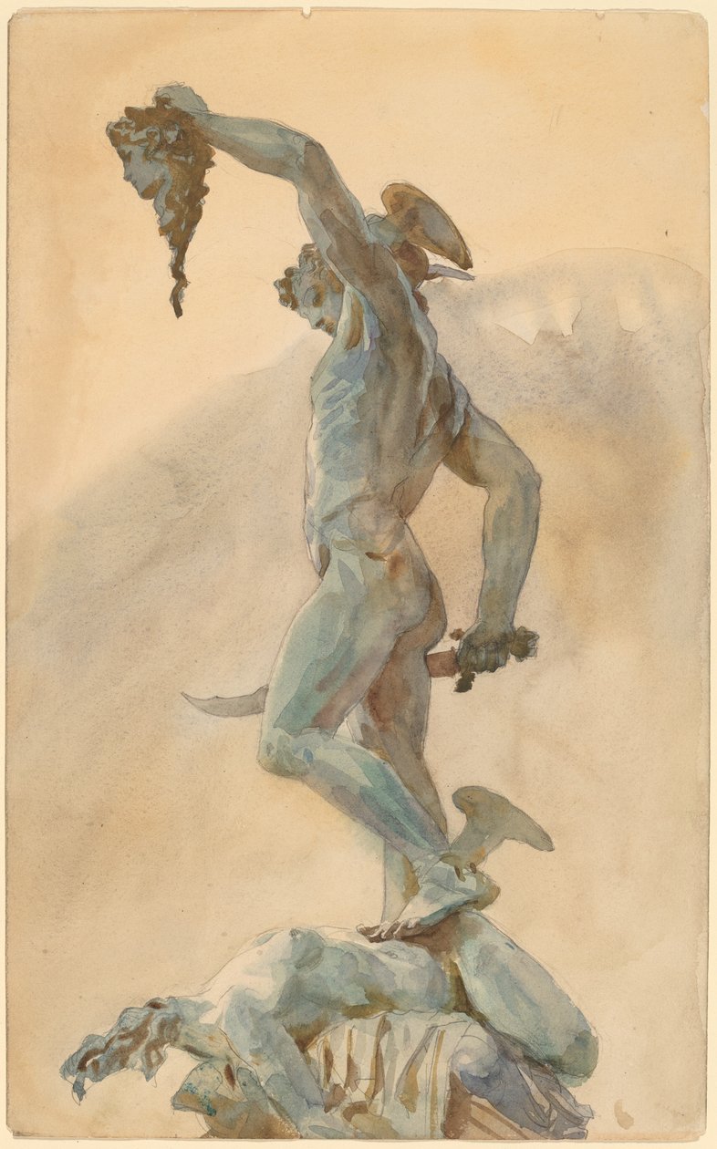 Esquisse du "Persée" de Cellini - John Singer Sargent