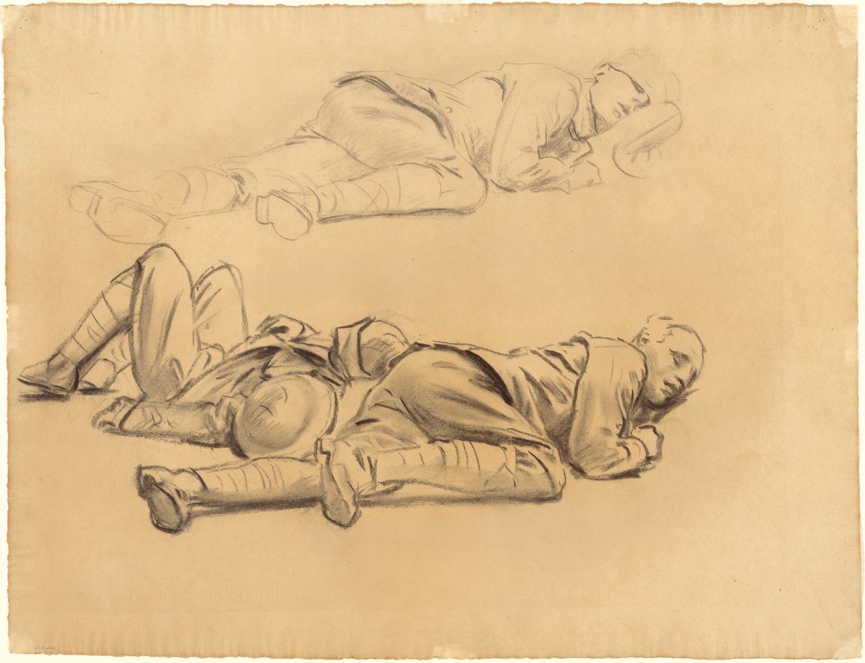 Études pour "Gazé" - John Singer Sargent