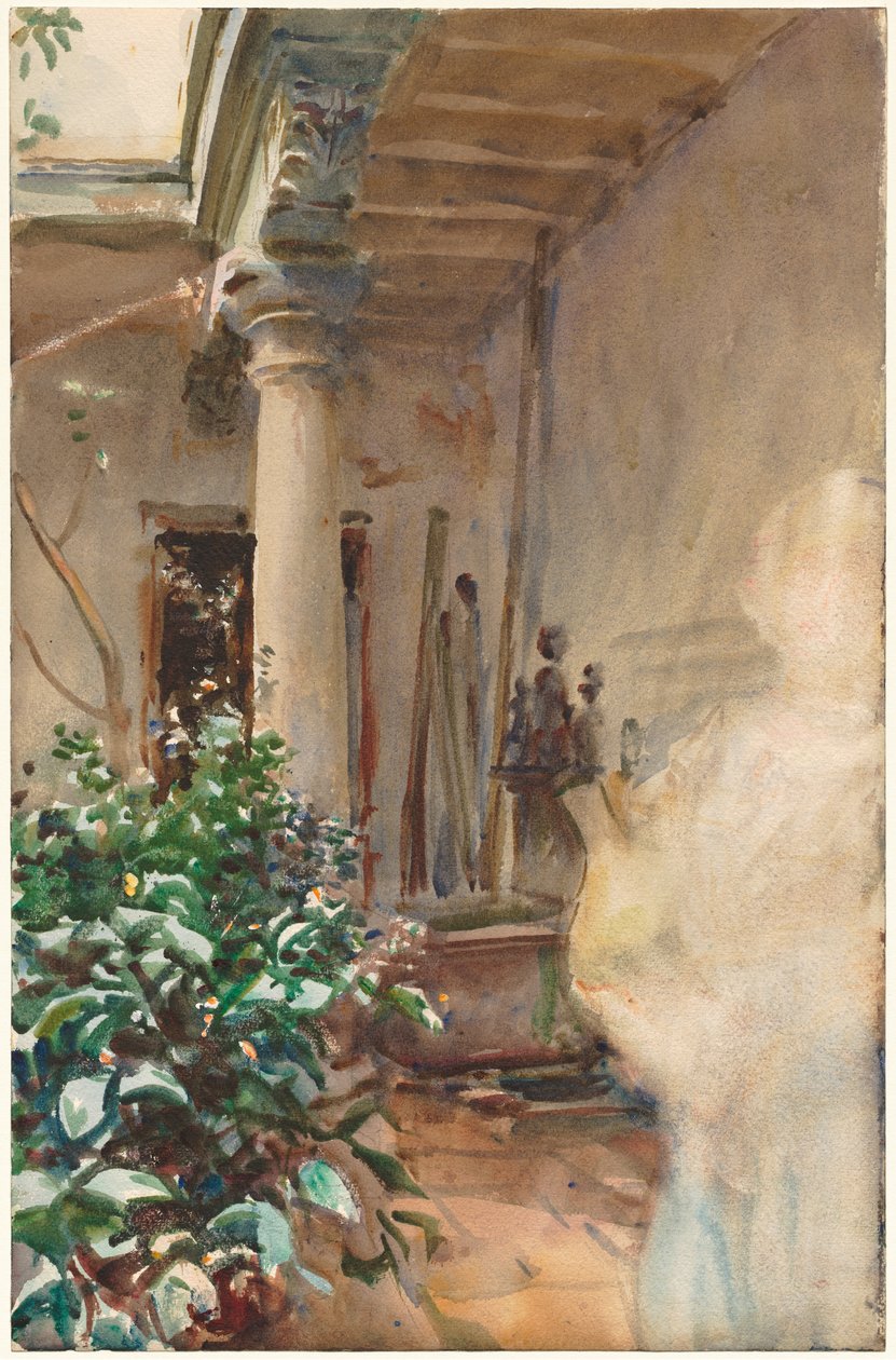Le Patio - John Singer Sargent
