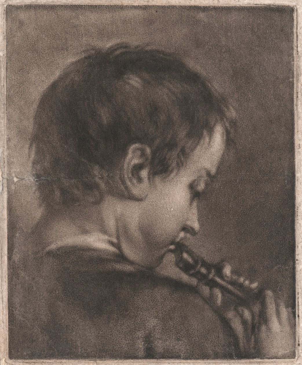 Garçon jouant de la flûte - John Smith