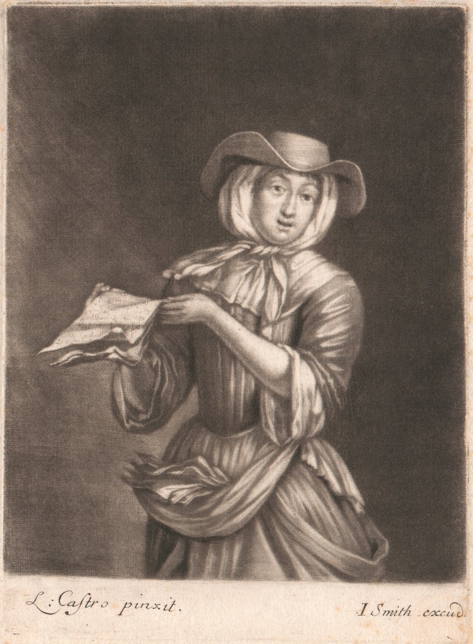 Femme vendant de la musique - John Smith