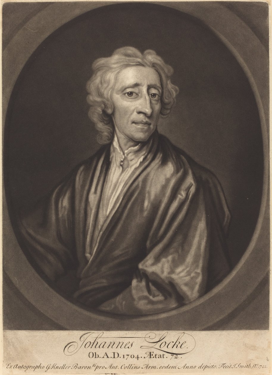 John Locke - John Smith after Sir Godfrey Kneller