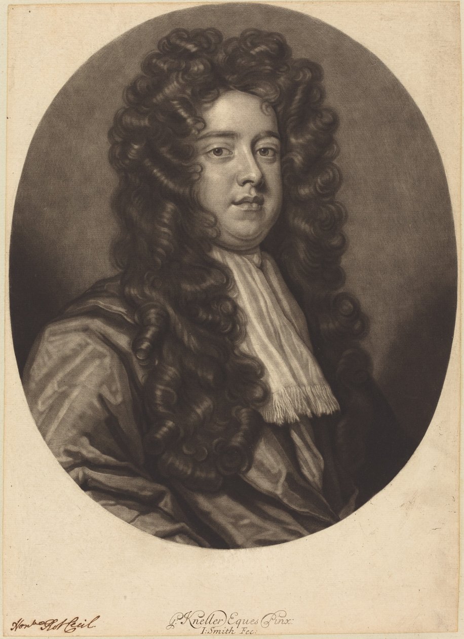 Robert Cecil - John Smith after Sir Godfrey Kneller