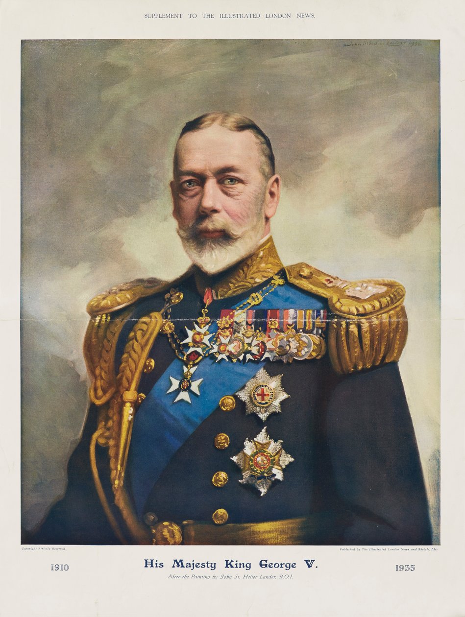 Roi George V - John St. Helier (after) Lander