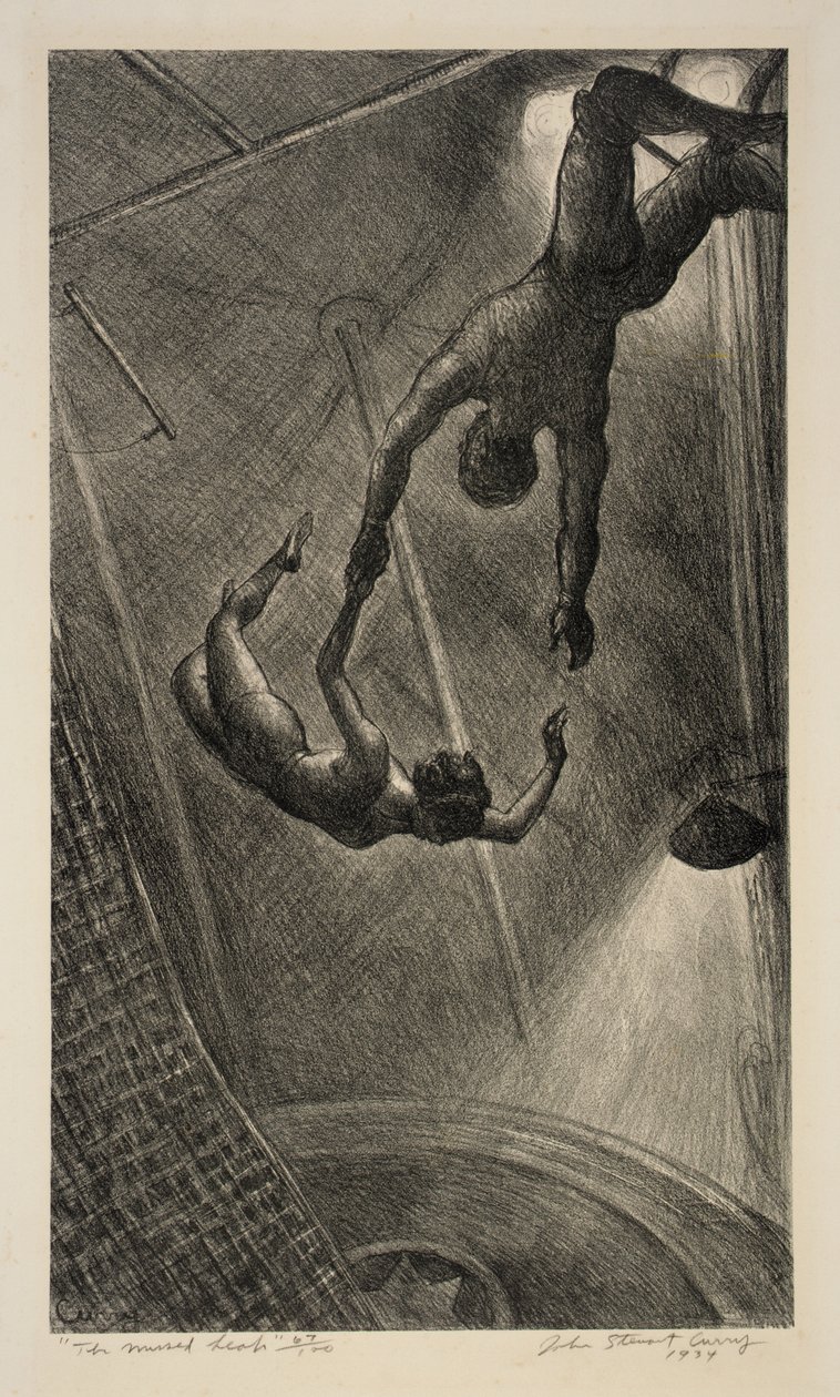 Le saut manqué - John Steuart Curry