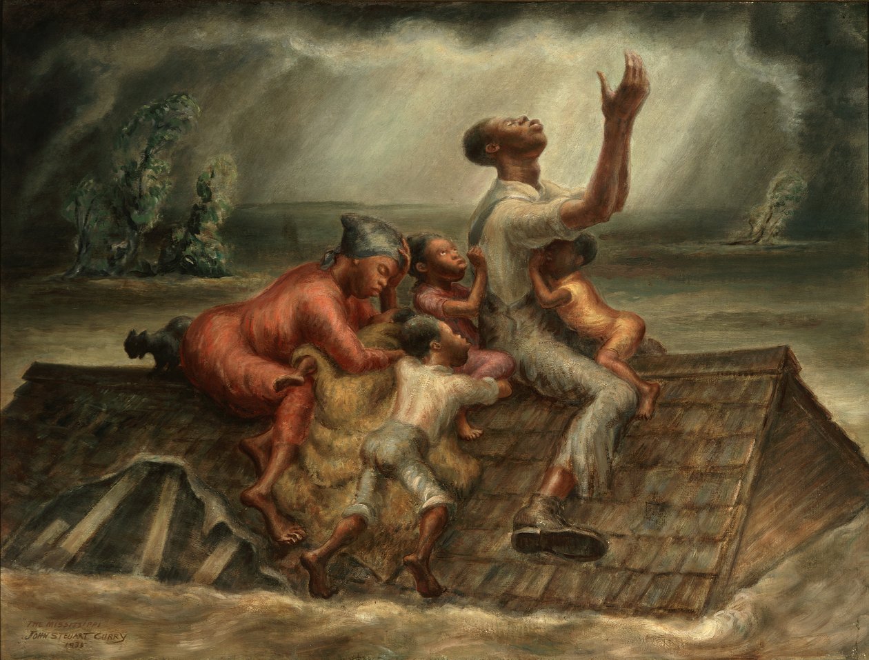Le Mississippi - John Steuart Curry
