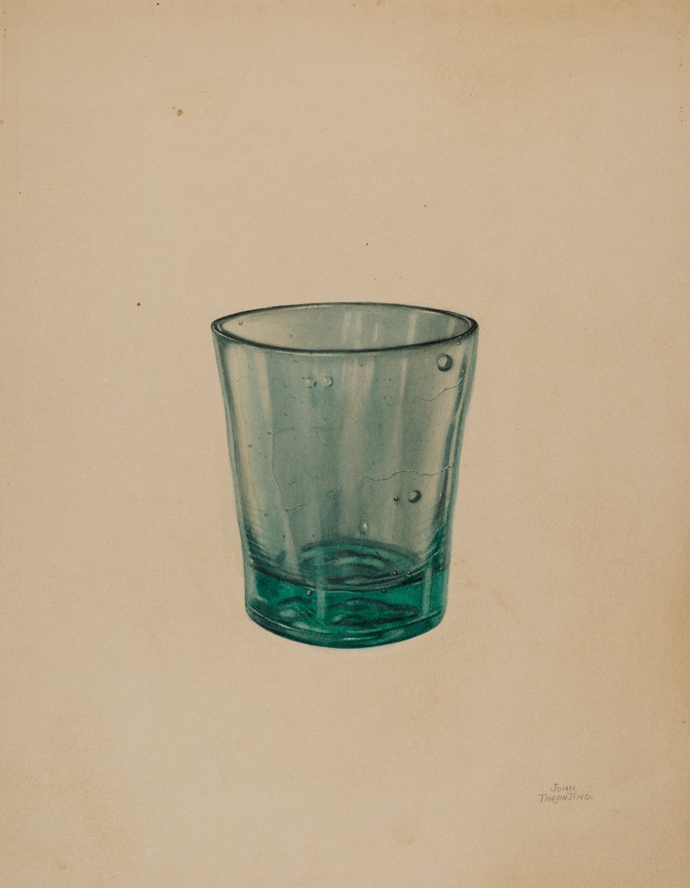 Verre, vers 1937 - John Tarantino