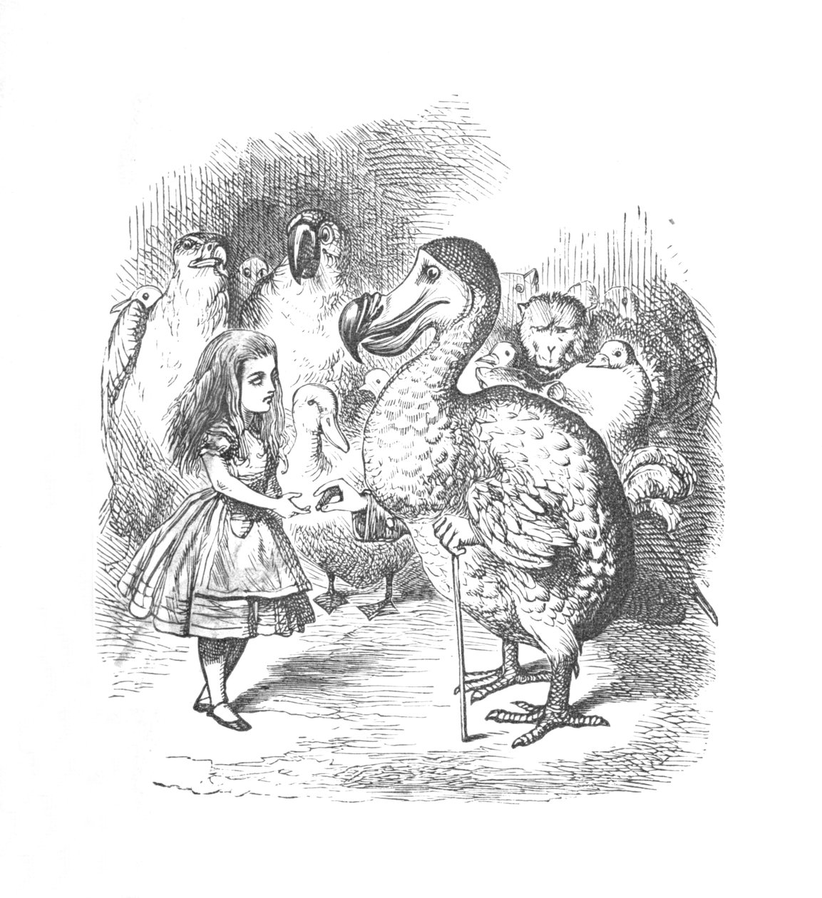 Alice et le Dodo, 1889 - John Tenniel