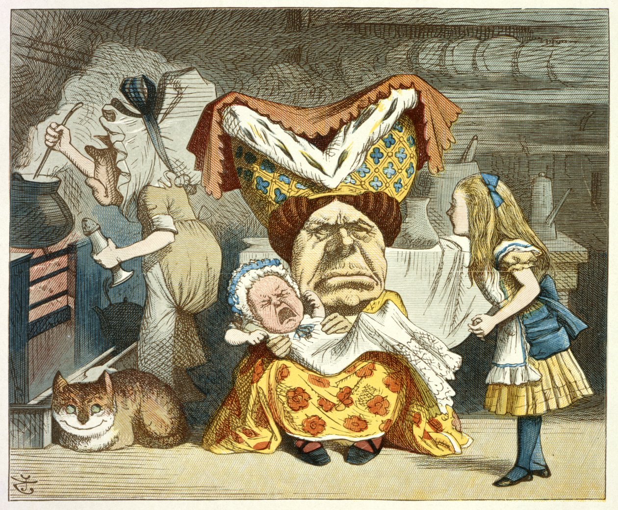 Alice et la Duchesse - John Tenniel