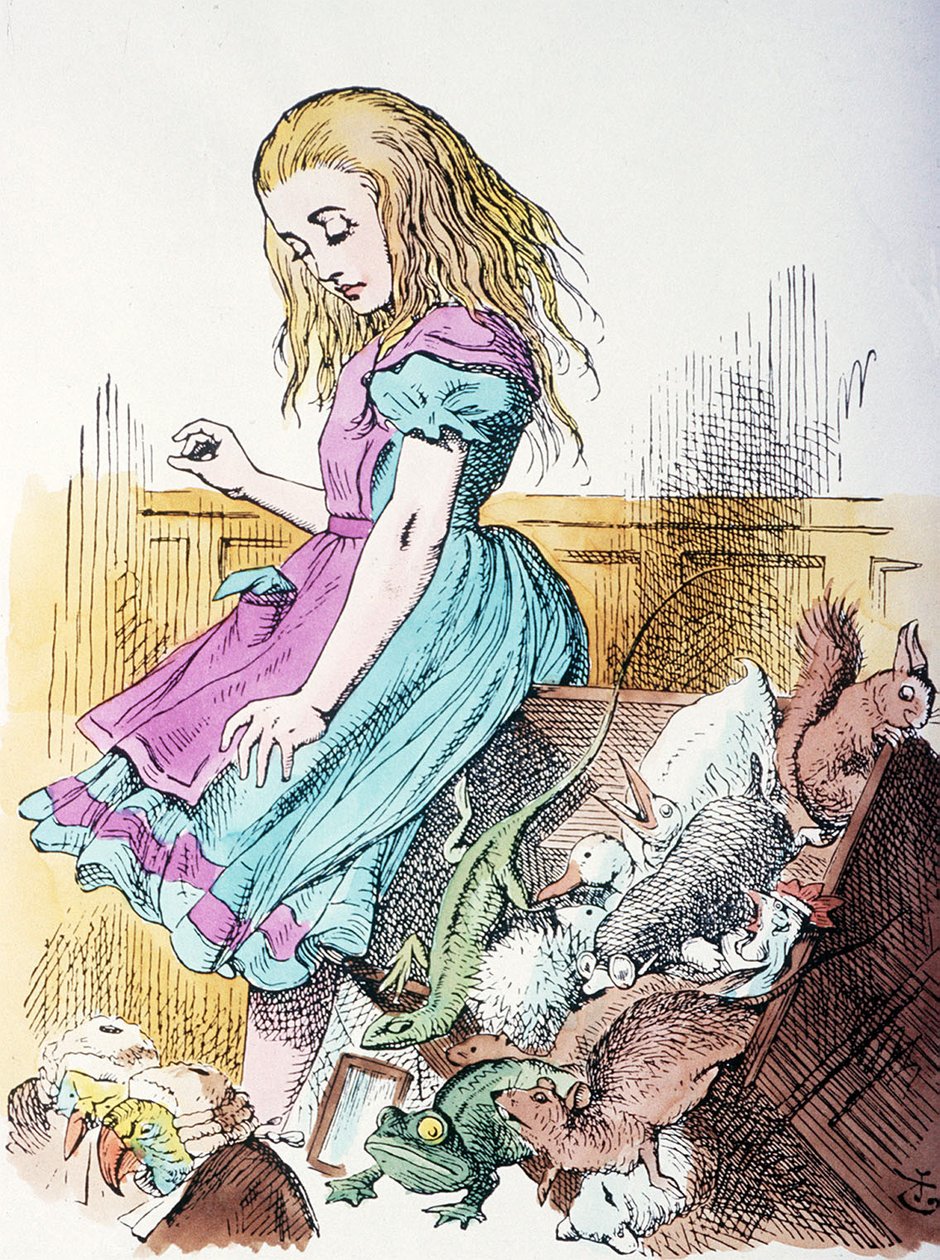 Alice entourée d