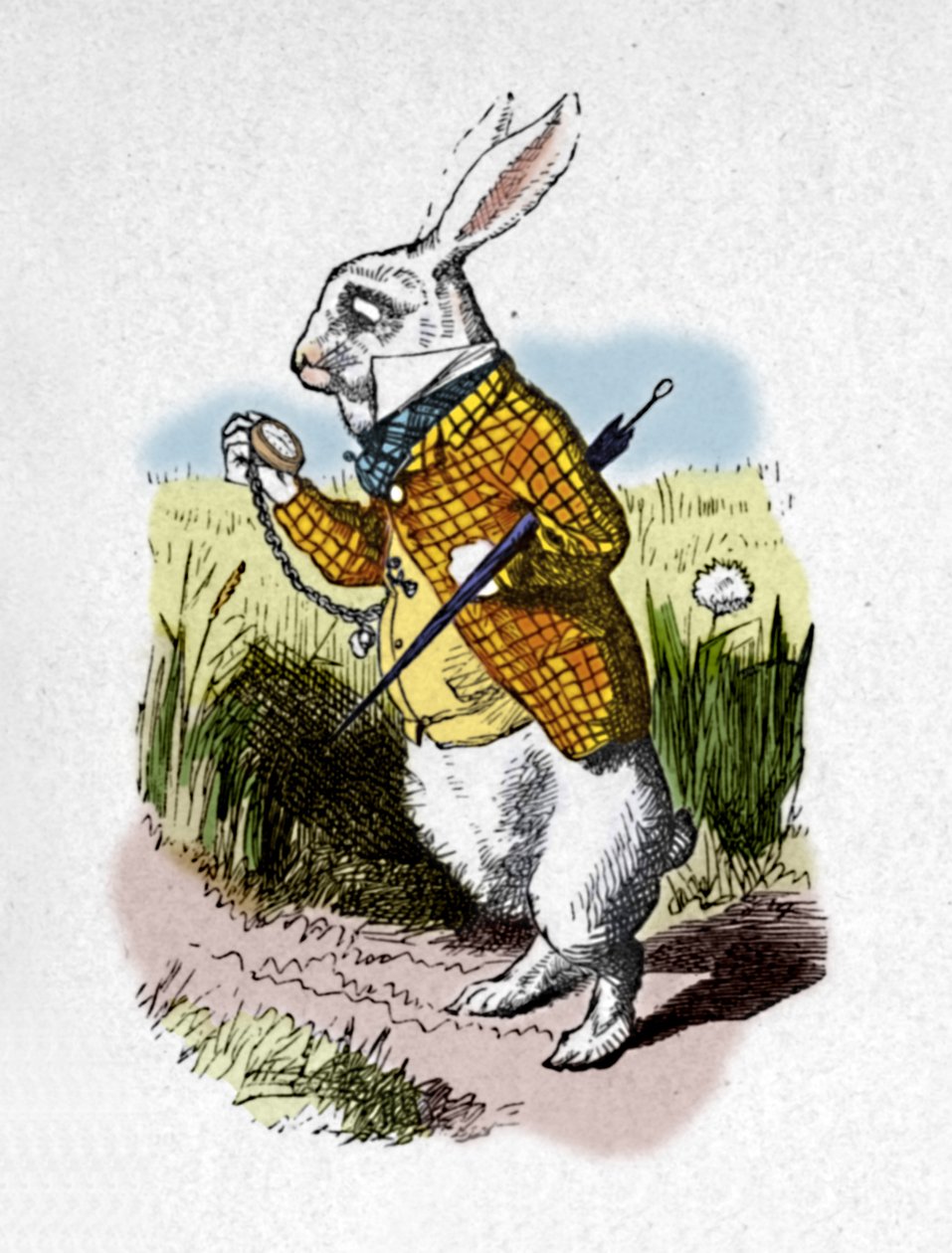 Le Lapin Blanc avec une montre, 1889 - John Tenniel