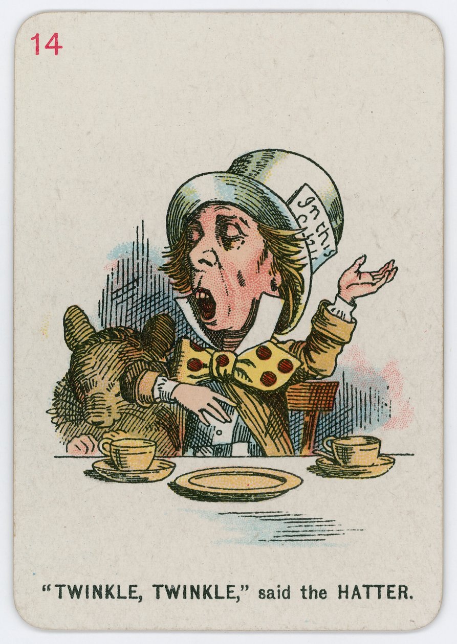 Scintille, scintille, dit le Chapelier - John Tenniel