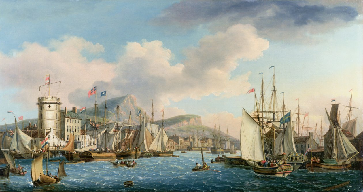 Port de Leith, 1825 - John Thomas Serres