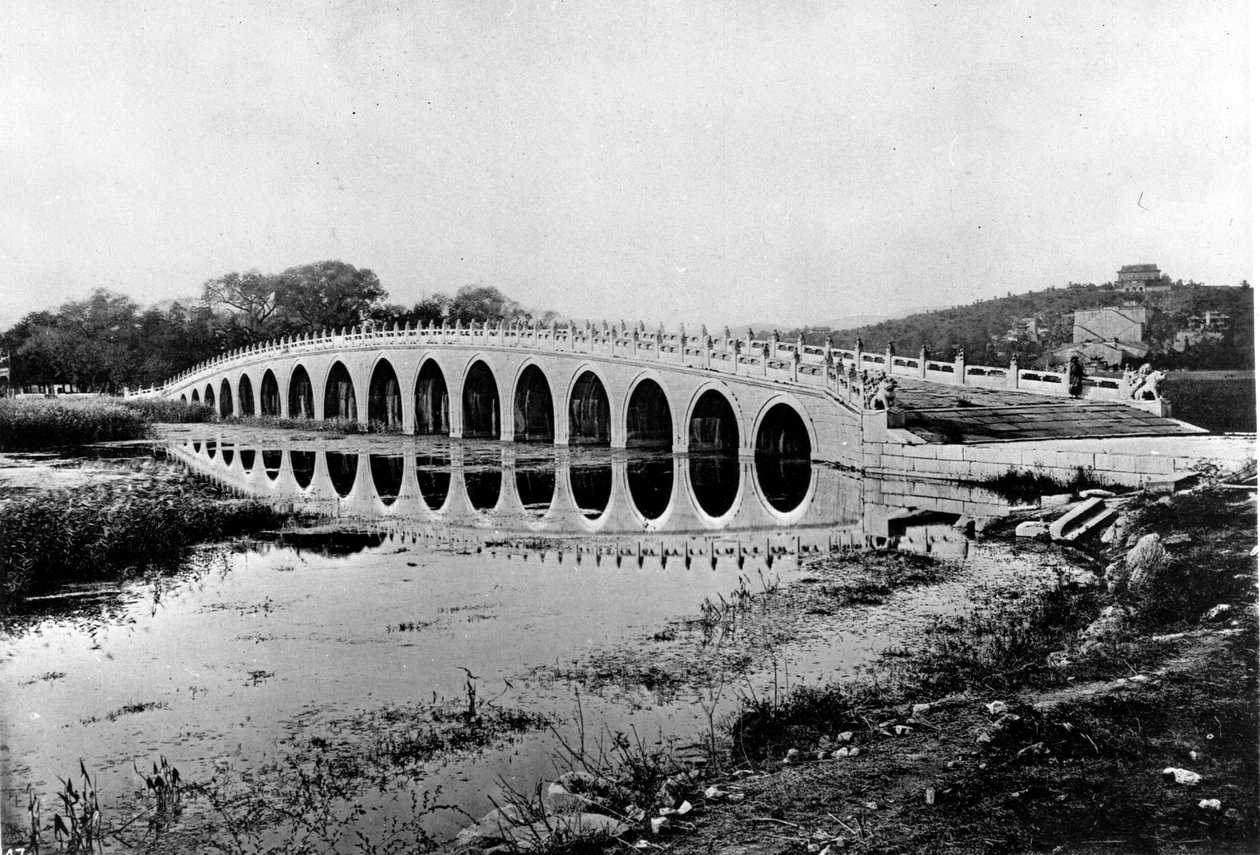 Chine, pont, vers 1870 - John Thomson