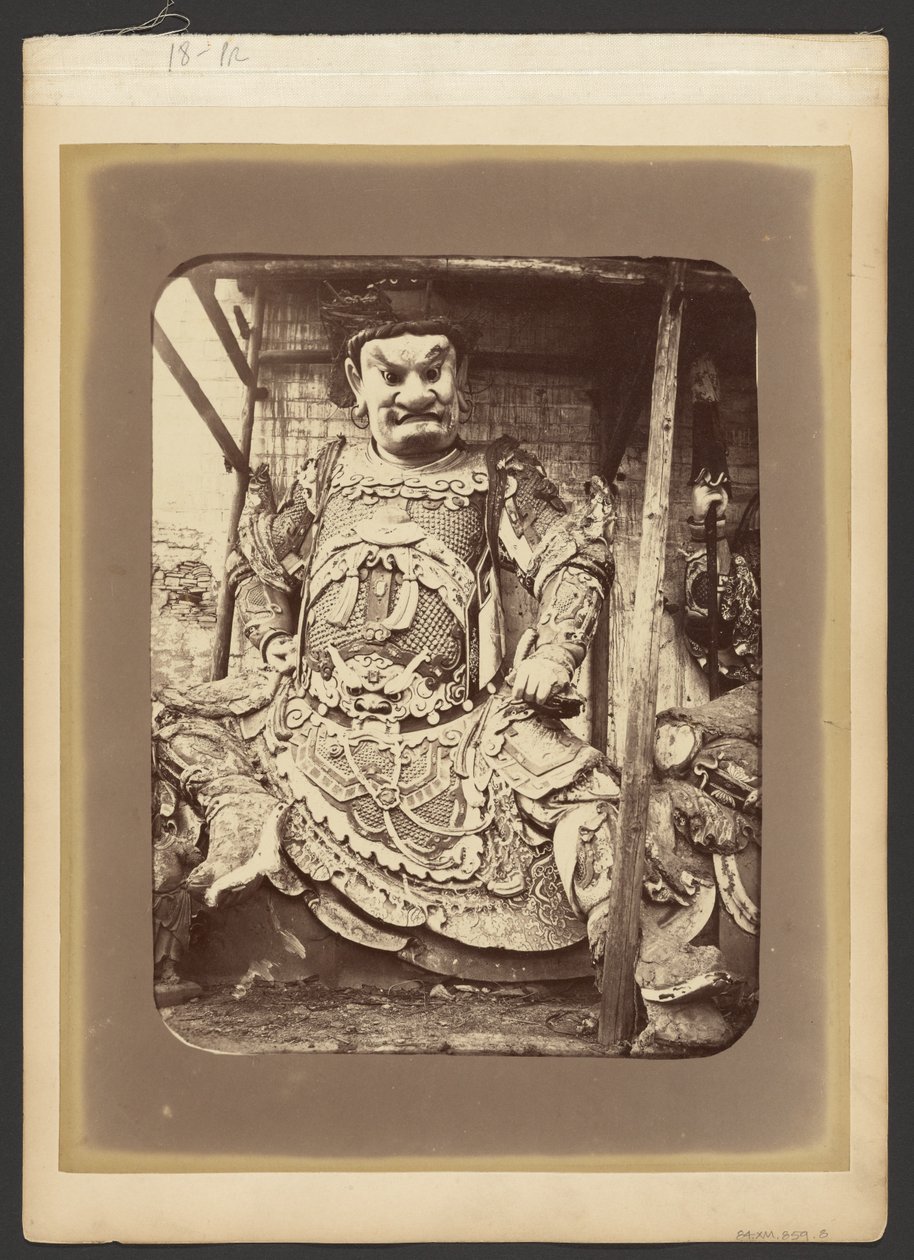 [Statue de personnage chinois] - John Thomson