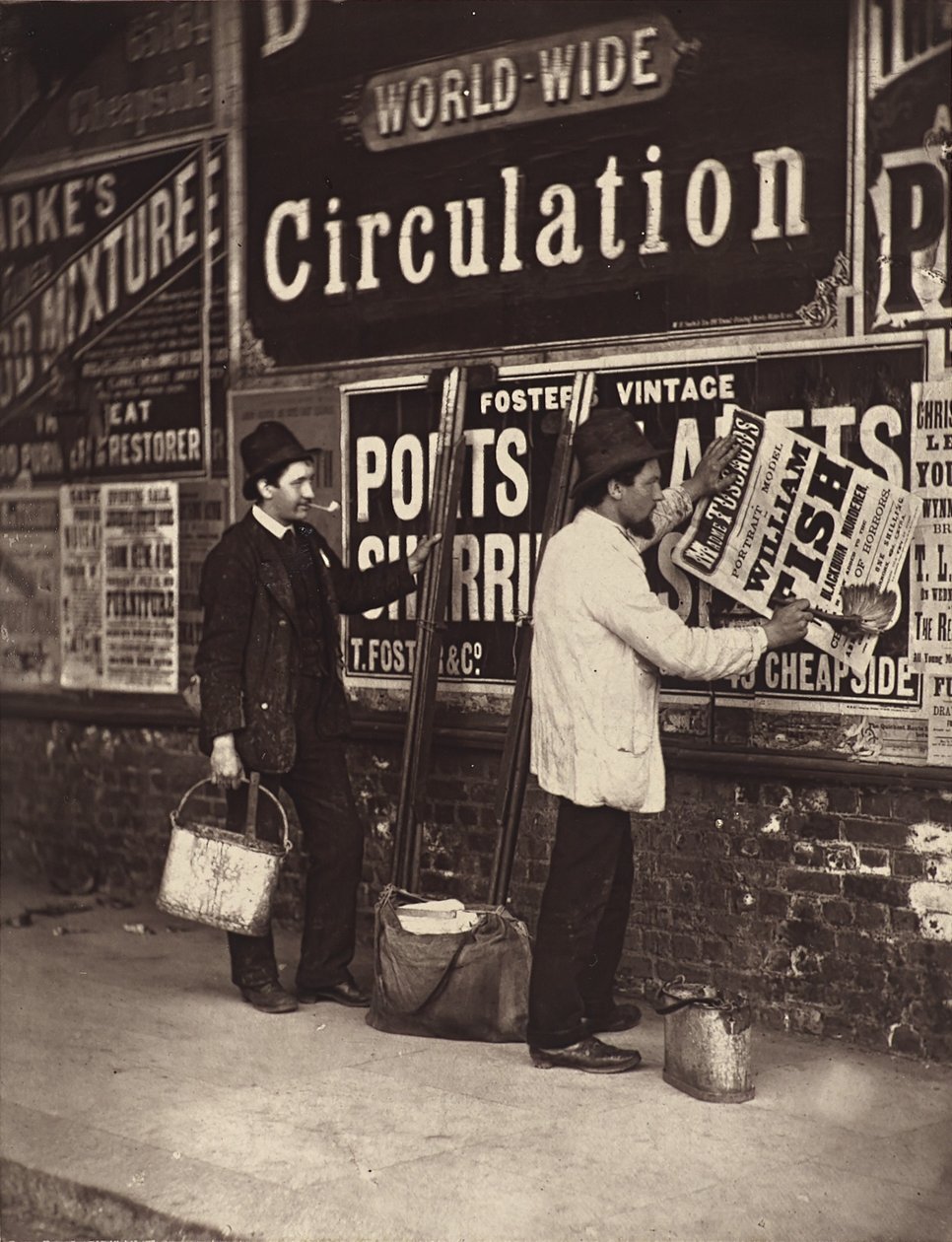Publicité de rue - John Thomson