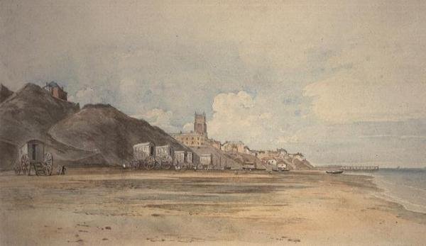 La Plage à Cromer, Norfolk - John Varley