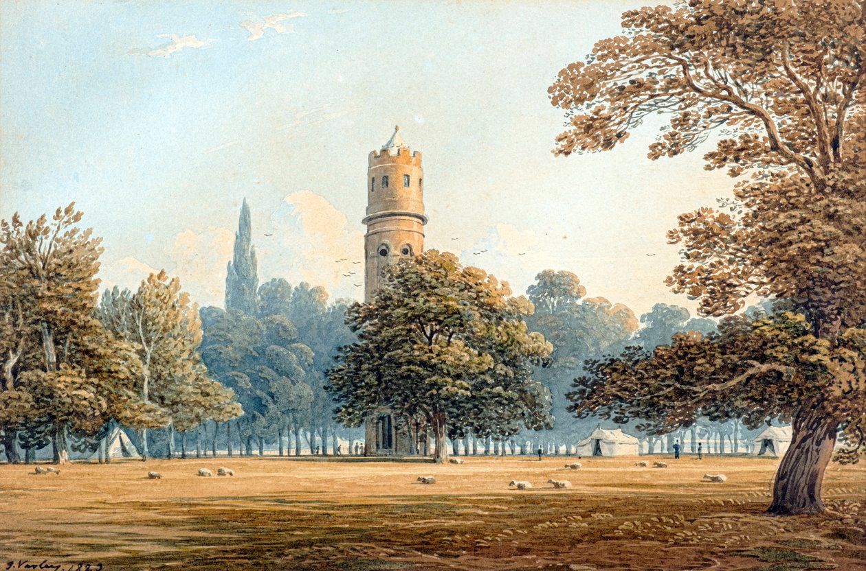 La Tour à Berkhampstead - John Varley