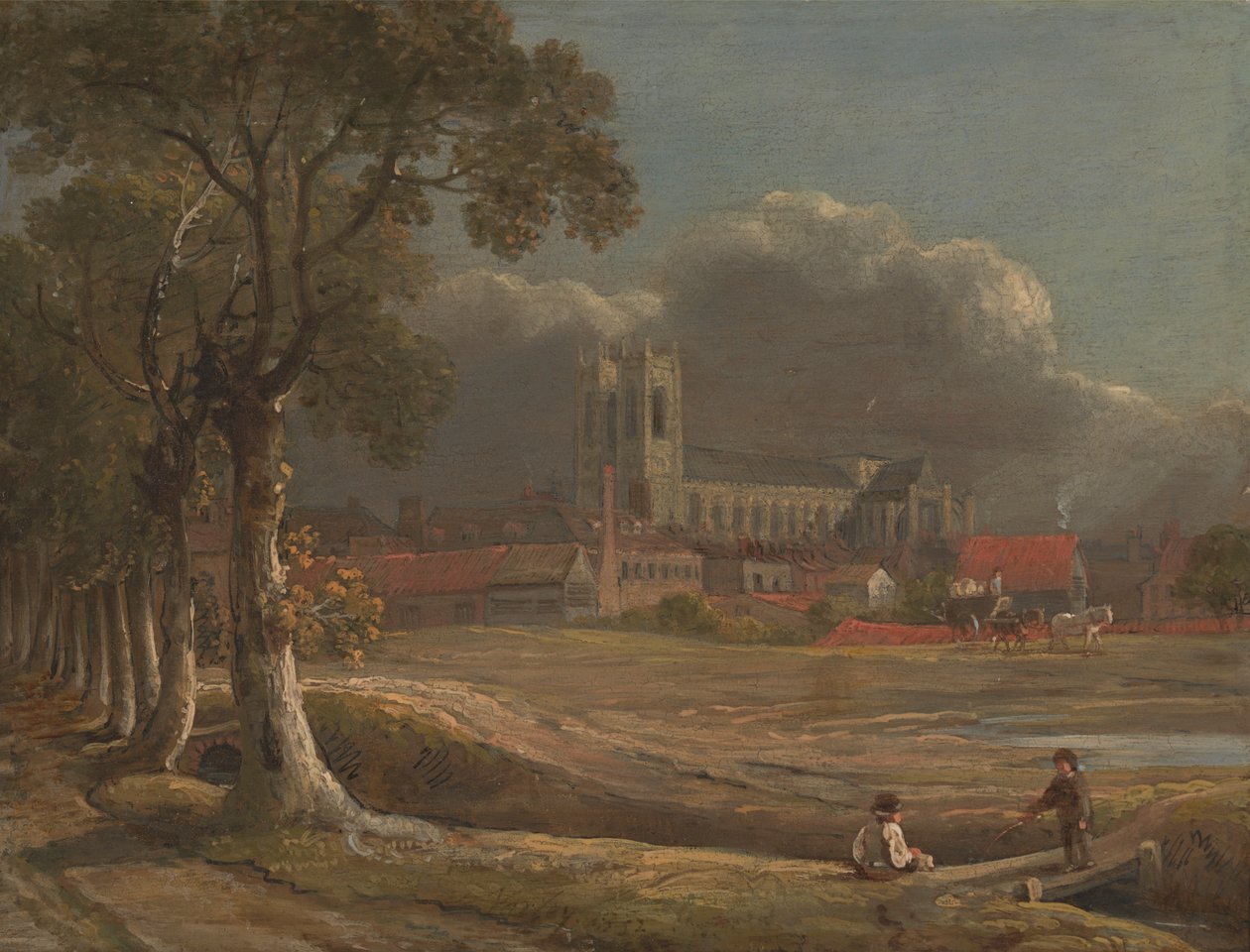 Abbaye de Westminster depuis Tothill Fields - John Varley