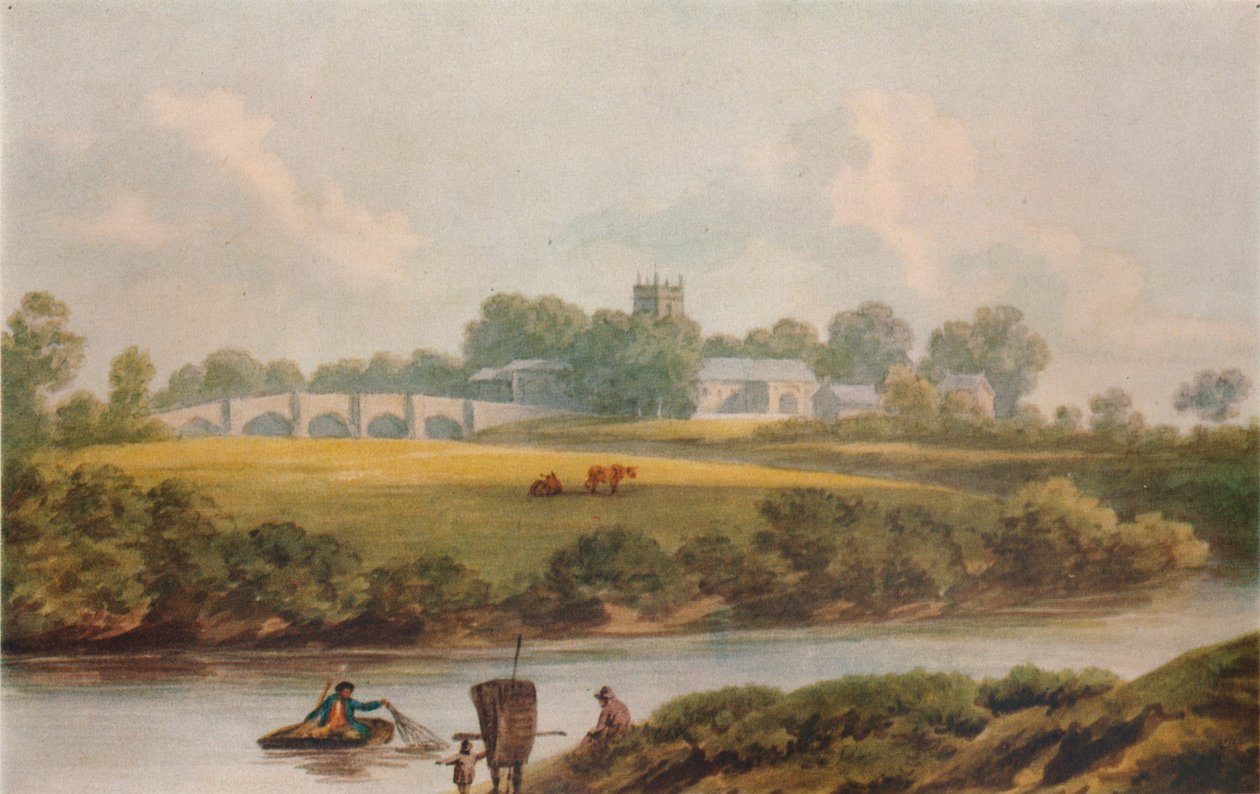 Bangor Is-y-Coed, Denbighshire, vers 1795 - John Warwick Smith