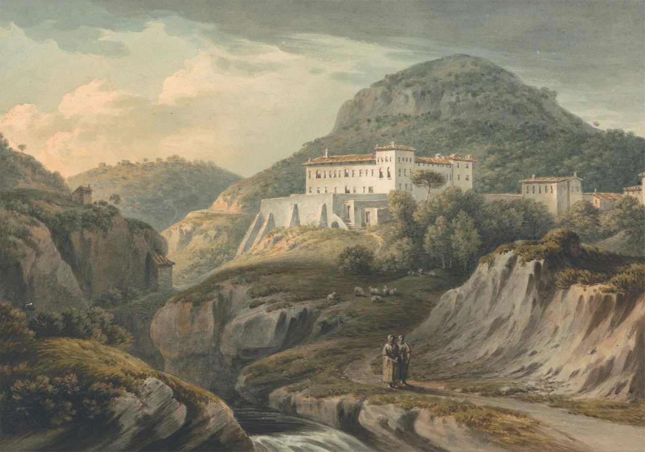 Couvent à Vietri, près de Salerne - John Warwick Smith
