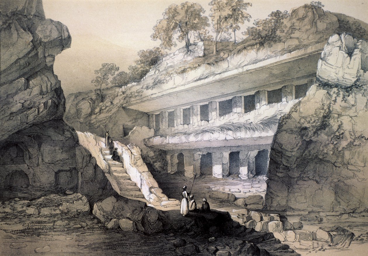 Kannari sic, Vue de la grotte de Durbar - John Weale