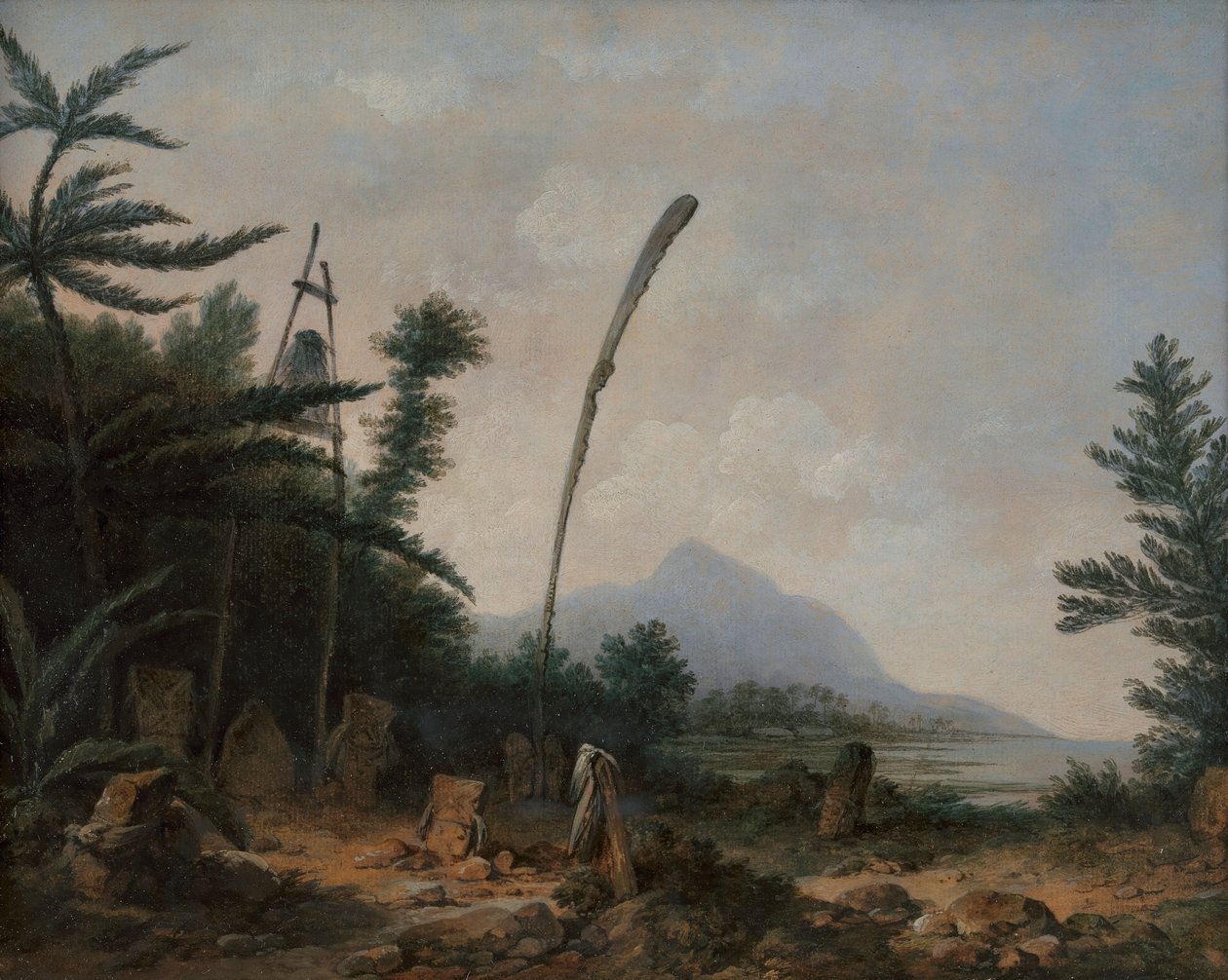 Cimetière dans les mers du Sud - John Webber