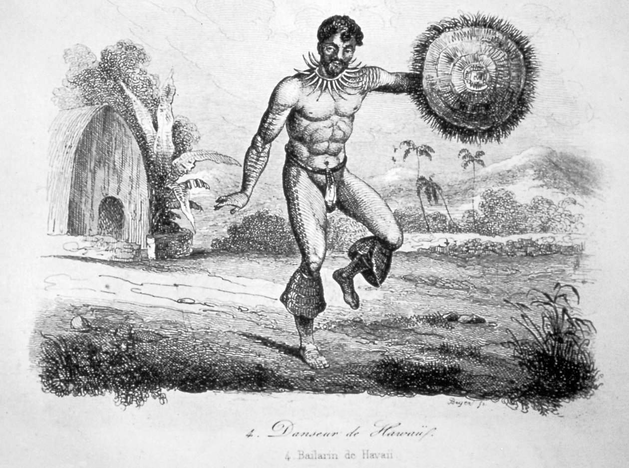 Danseuse hawaïenne, c1770-1793 - John Webber