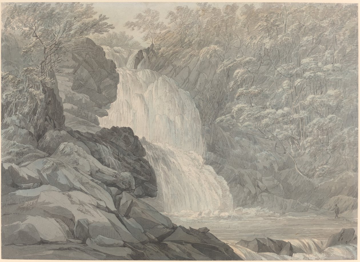 Chutes de Mawddach près de Dolgelly - John Webber