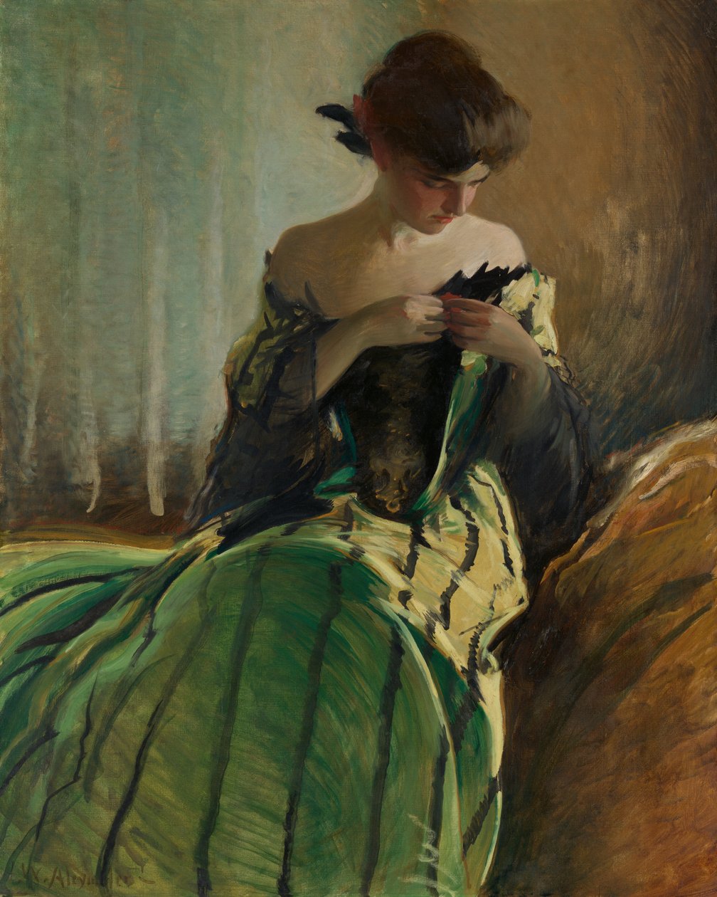 Étude en noir et vert, 1906 - John White Alexander