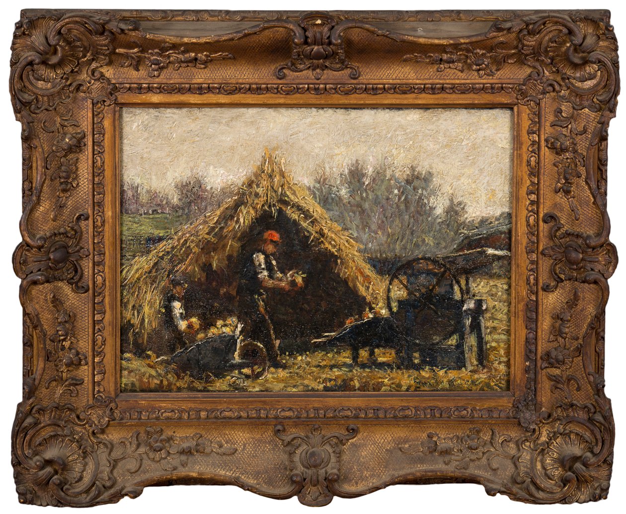 Couper des betteraves, c.1880 - John William Buxton Knight