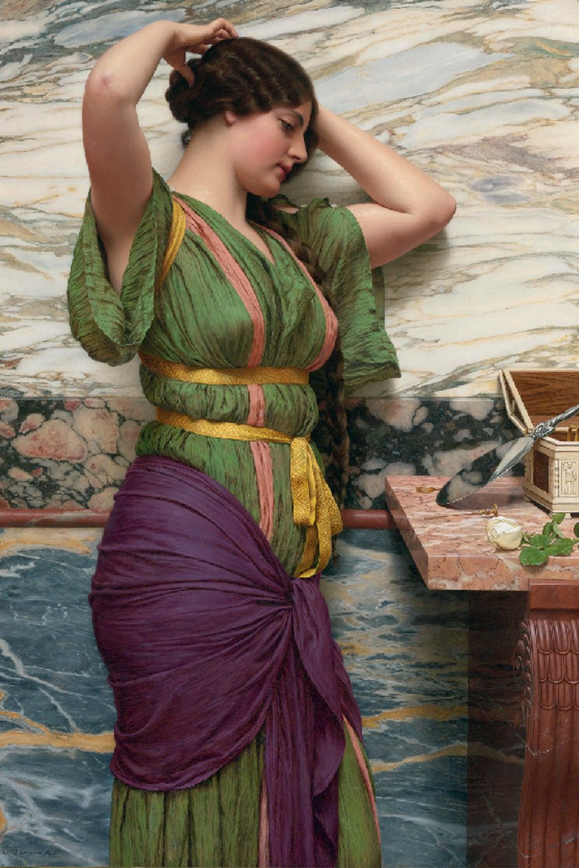 Un reflet juste, 1915 - John William Godward