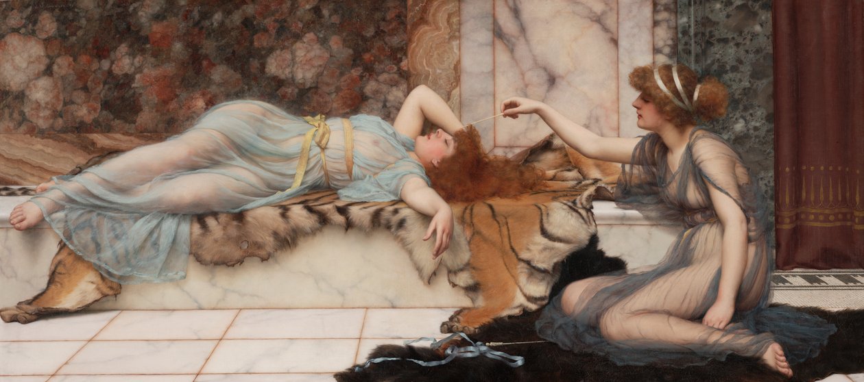 Malice et repos - John William Godward