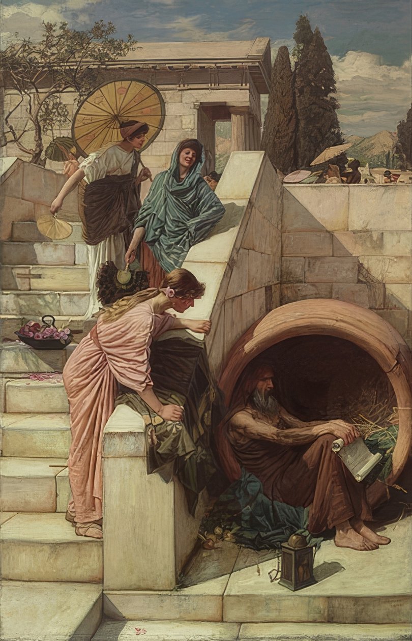 Diogène - John William Waterhouse