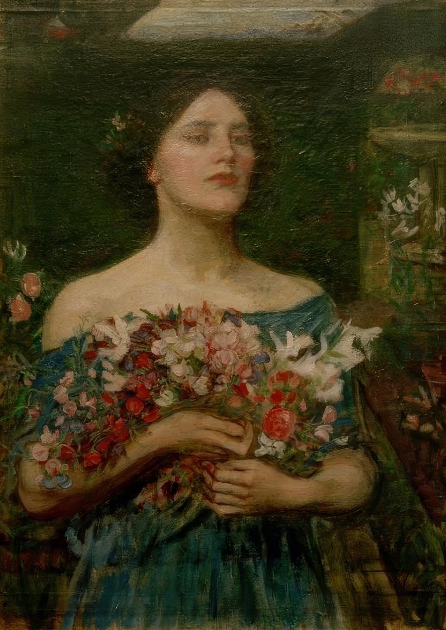 Cueillez vos boutons de rose tant que vous pouvez - John William Waterhouse
