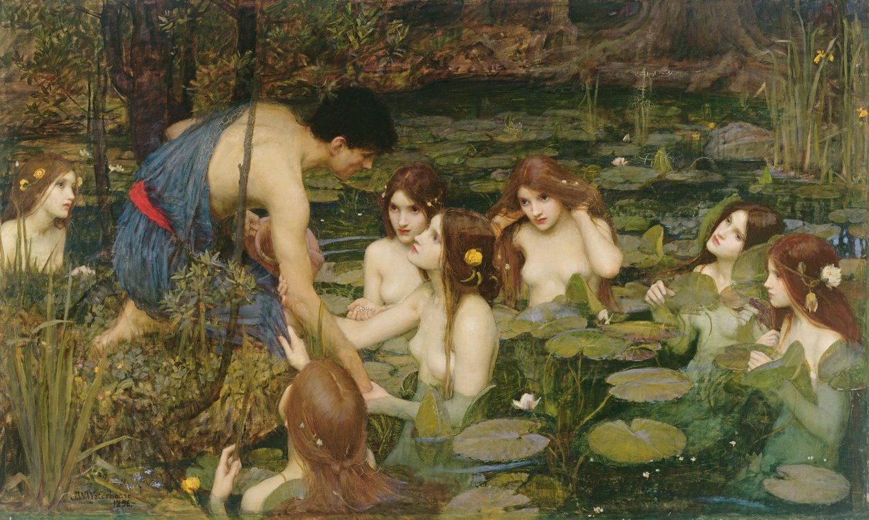 Hylas et les nymphes - John William Waterhouse