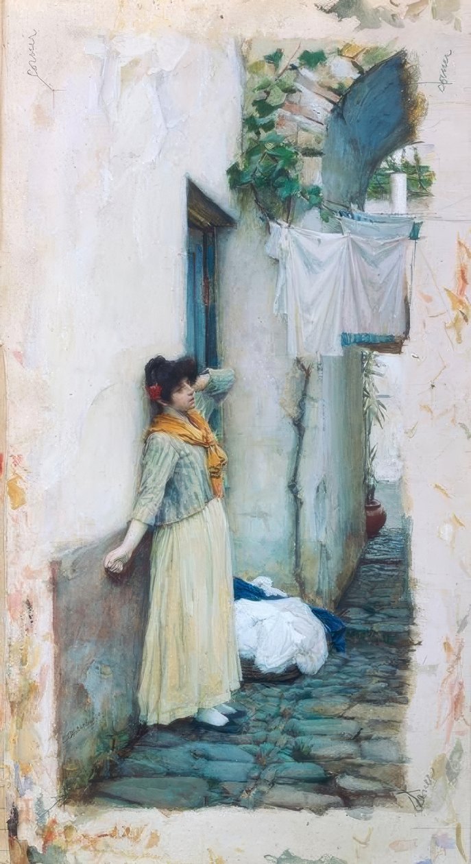 Repos - John William Waterhouse