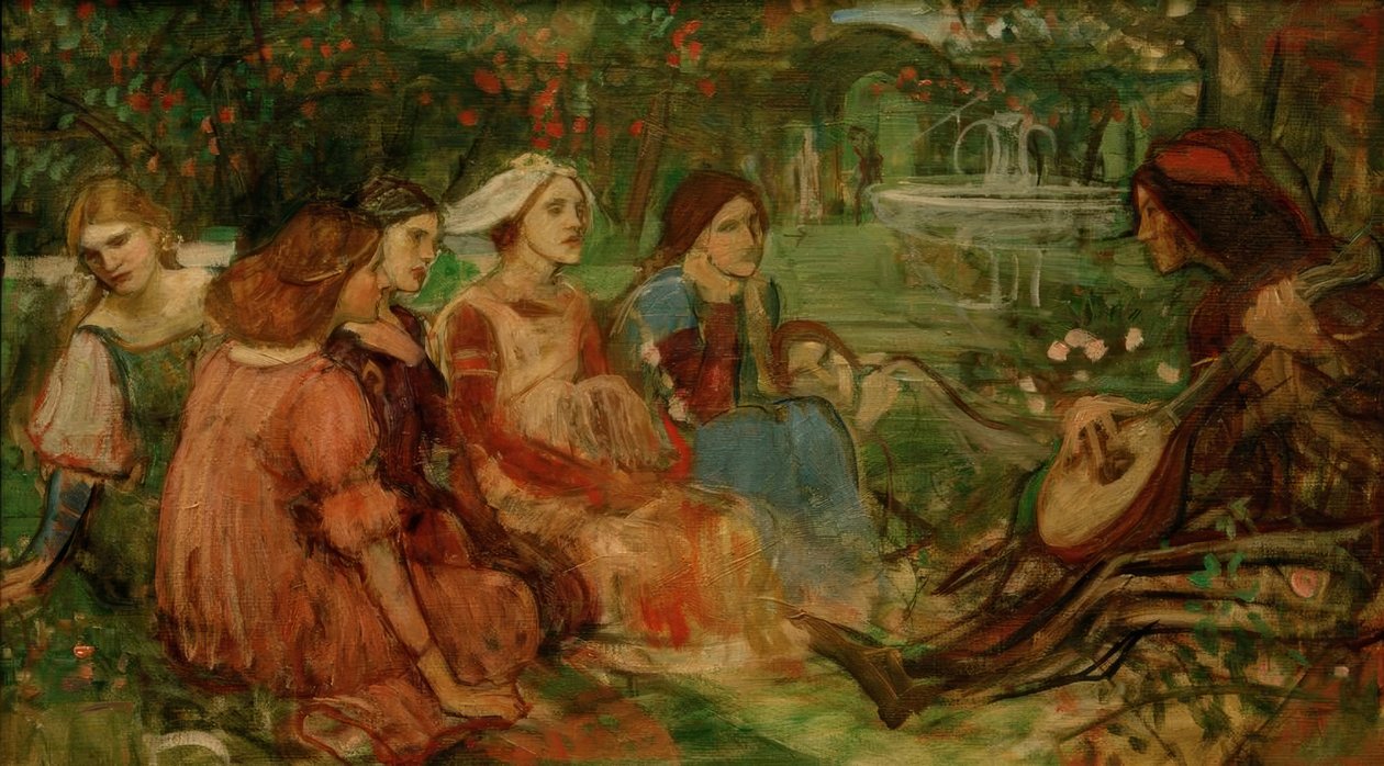 Le Décaméron - John William Waterhouse