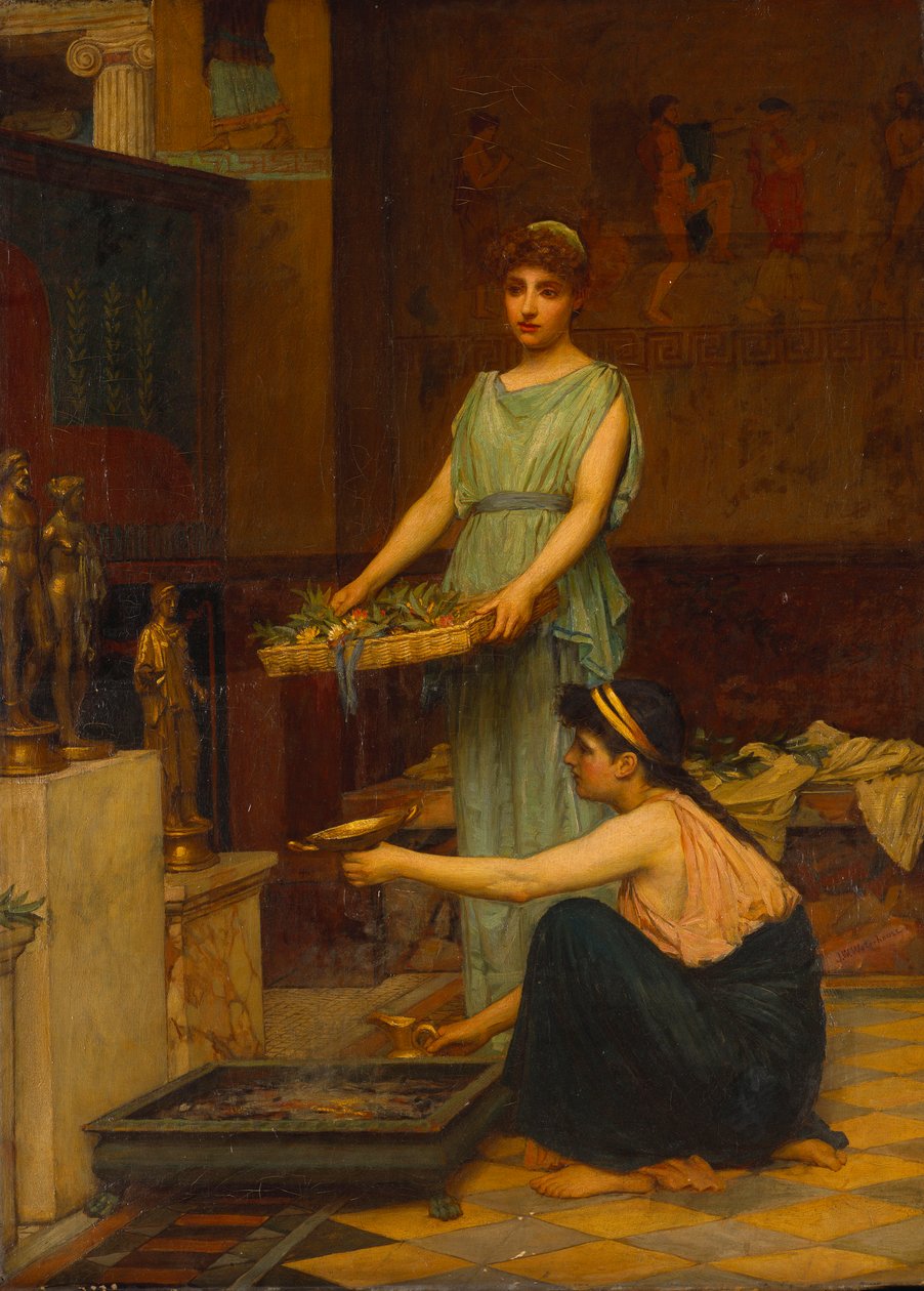 Le ménage des dieux - John William Waterhouse