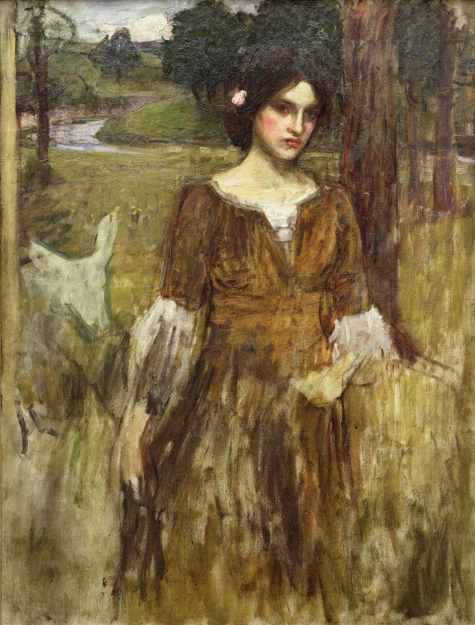 La Dame Clare, vers 1900 - John William Waterhouse